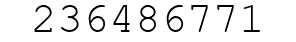 Number 236486771.