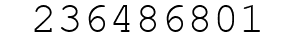 Number 236486801.