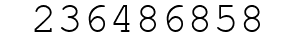 Number 236486858.