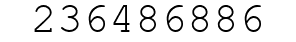 Number 236486886.