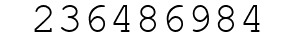 Number 236486984.