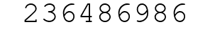 Number 236486986.