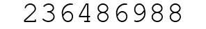 Number 236486988.