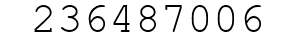 Number 236487006.