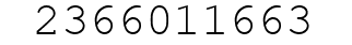 Number 2366011663.