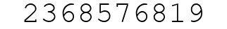 Number 2368576819.
