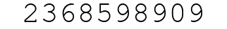 Number 2368598909.