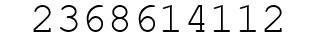 Number 2368614112.