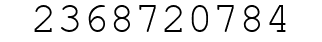 Number 2368720784.
