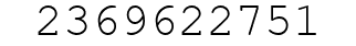 Number 2369622751.
