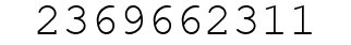 Number 2369662311.