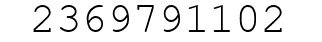 Number 2369791102.