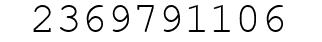 Number 2369791106.