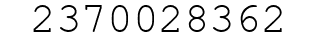 Number 2370028362.