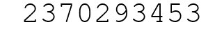 Number 2370293453.