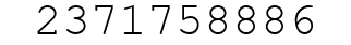 Number 2371758886.