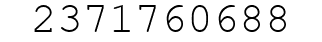 Number 2371760688.
