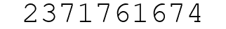 Number 2371761674.