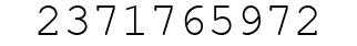 Number 2371765972.