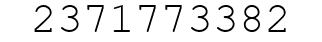 Number 2371773382.
