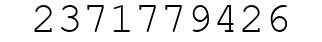 Number 2371779426.
