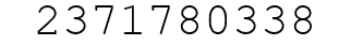 Number 2371780338.