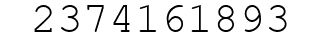 Number 2374161893.
