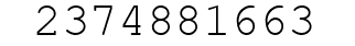Number 2374881663.