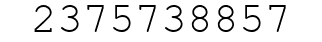 Number 2375738857.