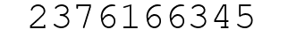 Number 2376166345.