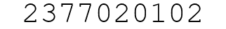 Number 2377020102.