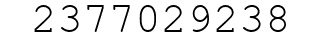 Number 2377029238.