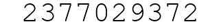 Number 2377029372.