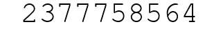 Number 2377758564.