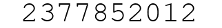 Number 2377852012.
