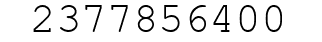 Number 2377856400.