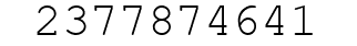 Number 2377874641.