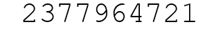Number 2377964721.