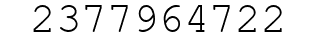 Number 2377964722.