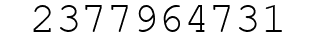 Number 2377964731.