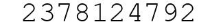 Number 2378124792.