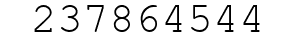 Number 237864544.