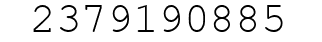 Number 2379190885.