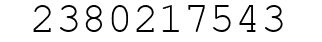 Number 2380217543.