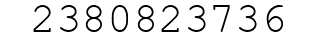 Number 2380823736.