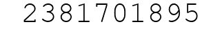 Number 2381701895.