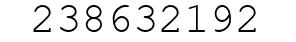 Number 238632192.