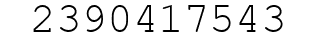 Number 2390417543.