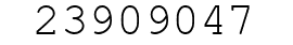 Number 23909047.