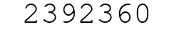Number 2392360.